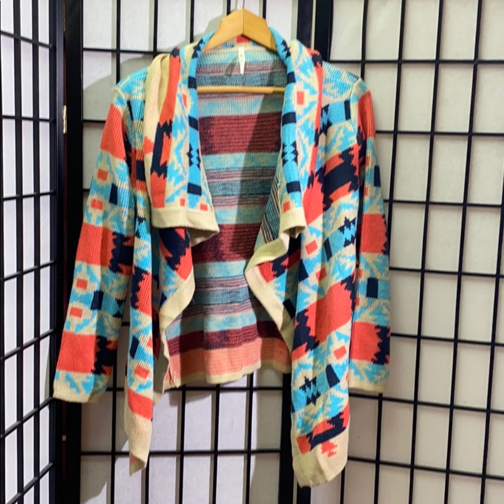 Kate Collection Open Front Cardigan Size S